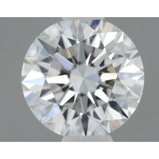 0.3 Carat Round D VVS2 EX GIA Natural Diamond