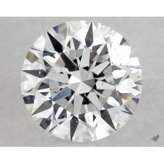 0.51 Carat Round E SI2 EX GIA Natural Diamond