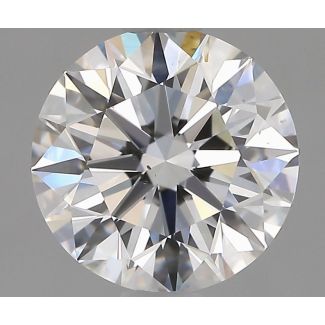 1.5 Carat Round F VS2 EX GIA Natural Diamond