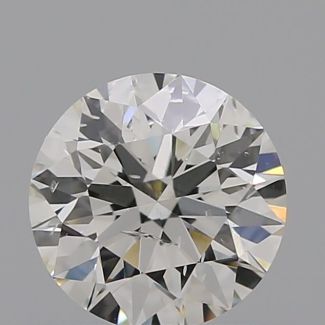 0.52 Carat Round I SI2 EX VG GIA Natural Diamond