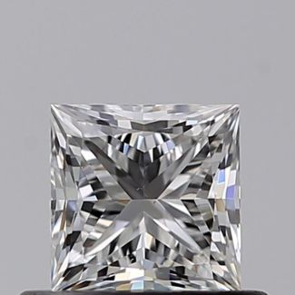 0.50 Carat Princess F VS1 - EX VG GIA Natural Diamond