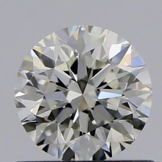 0.60 Carat Round I VVS1 VG EX GIA Natural Diamond