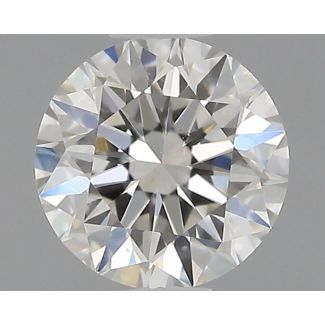 0.5 Carat Round H VS2 EX GIA Natural Diamond