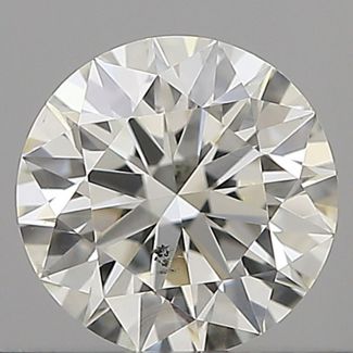 0.5 Carat Round H SI1 EX IGI Natural Diamond