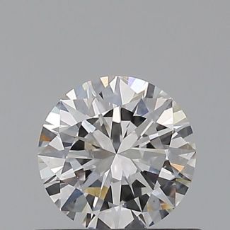 0.5 Carat Round E SI1 VG EX GIA Natural Diamond