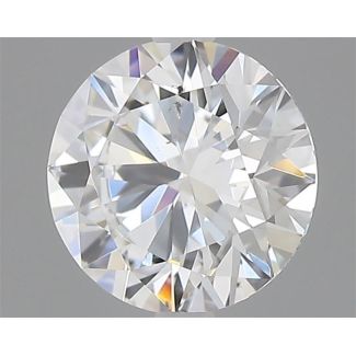 0.62 Carat Round F VS2 EX GIA Natural Diamond