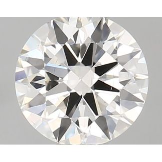 0.45 Carat Round H SI1 EX GIA Natural Diamond