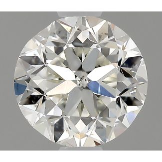 0.9 Carat Round H SI1 GD EX IGI Natural Diamond