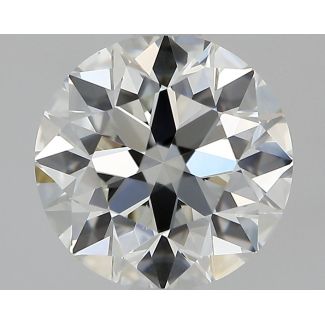 1.0 Carat Round H VVS2 EX GD GIA Natural Diamond