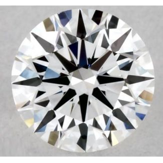 0.33 Carat Round E VVS1 EX GIA Natural Diamond