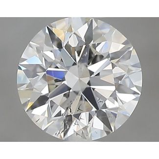 0.5 Carat Round G SI1 EX GIA Natural Diamond