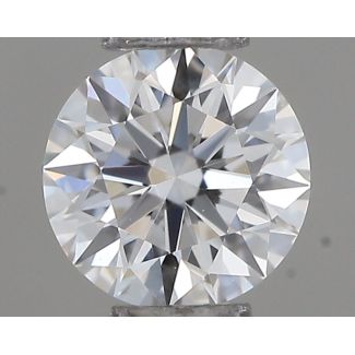 0.23 Carat Round F VVS2 EX GIA Natural Diamond