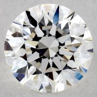 0.41 Carat Round H IF EX GIA Natural Diamond