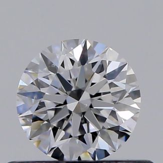 0.40 Carat Round D VS2 EX GIA Natural Diamond