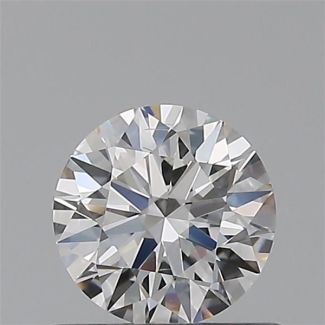 0.50 Carat Round E SI1 EX GIA Natural Diamond