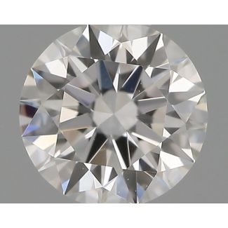 0.36 Carat Round F VVS1 EX GIA Natural Diamond