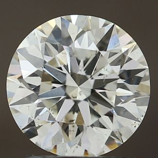 2.0 Carat Round H SI1 EX HRD Natural Diamond