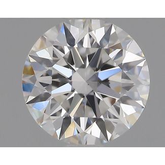 0.62 Carat Round E VS1 EX GIA Natural Diamond