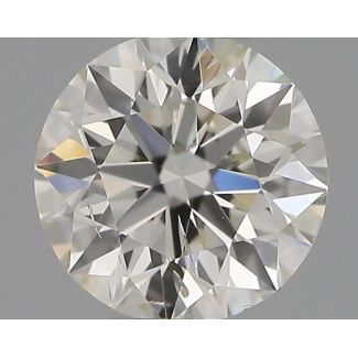 0.31 Carat Round H SI2 EX IGI Natural Diamond