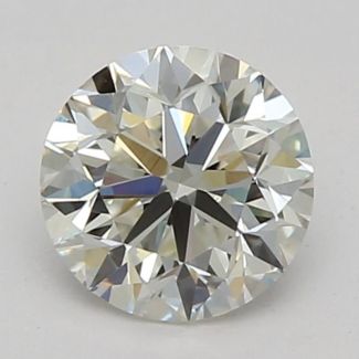 0.50 Carat Round I VVS1 VG GIA Natural Diamond