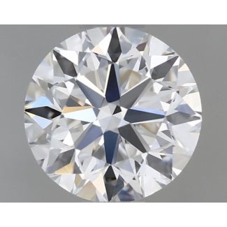 0.46 Carat Round F VS1 EX GIA Natural Diamond