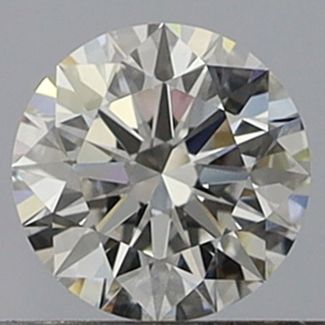 0.5 Carat Round F IF EX GIA Natural Diamond