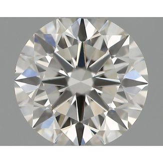 0.51 Carat Round G VS1 EX IGI Natural Diamond