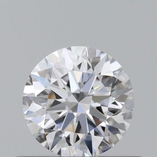 0.4 Carat Round D IF EX GIA Natural Diamond