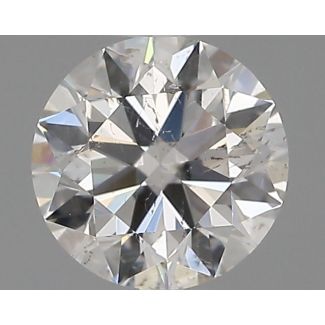 0.7 Carat Round H SI2 EX GIA Natural Diamond