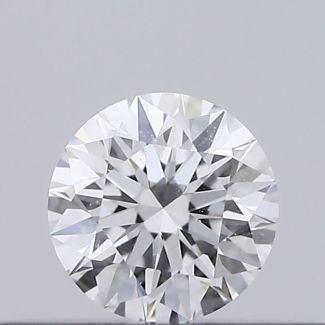 0.18 Carat Round D SI1 EX GIA Natural Diamond