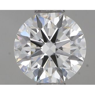 0.54 Carat Round G VVS2 EX GIA Natural Diamond