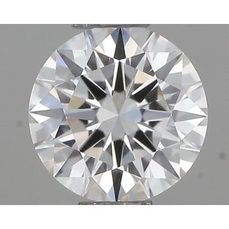 0.45 Carat Round F IF EX GIA Natural Diamond