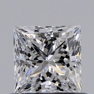 0.52 Carat Princess D SI1 - VG GIA Natural Diamond