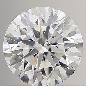 0.7 Carat Round D SI1 EX GIA Natural Diamond