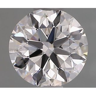 0.85 Carat Round D VVS2 EX GIA Natural Diamond