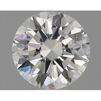 0.6 Carat Round G SI1 EX GIA Natural Diamond