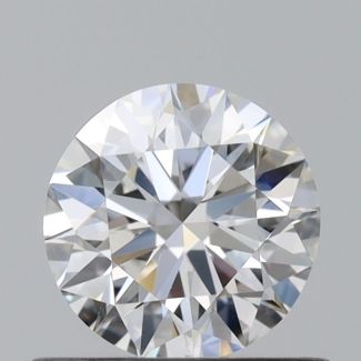 0.5 Carat Round F VS1 EX VG GIA Natural Diamond