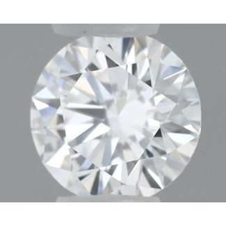 0.31 Carat Round D VVS1 EX GIA Natural Diamond