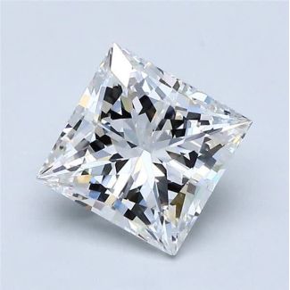 1.7 Carat Princess F SI1 - VG GD GIA Natural Diamond