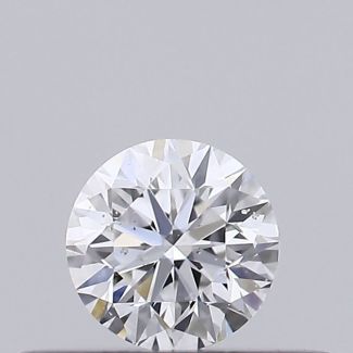 0.23 Carat Round D SI1 VG GIA Natural Diamond