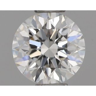 0.4 Carat Round G VVS2 EX GIA Natural Diamond