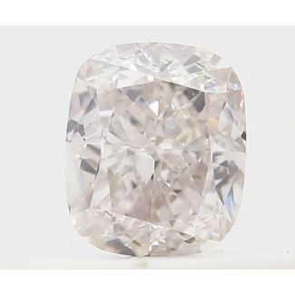 0.51 Carat Cushion Brilliant Light Pinkish Brown VS2 - EX GD GIA Natural Diamond