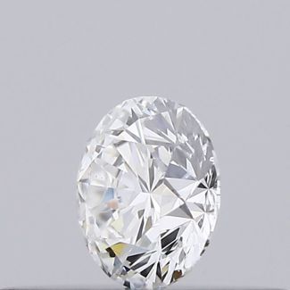 0.18 Carat Round E SI1 EX VG GIA Natural Diamond