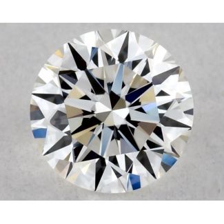 0.41 Carat Round G VVS1 EX VG GIA Natural Diamond