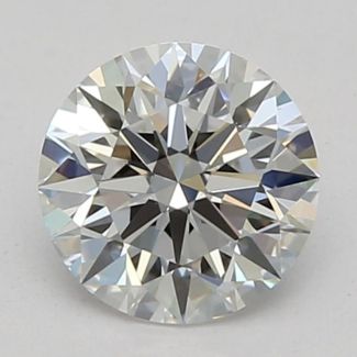 0.50 Carat Round E VVS2 EX GIA Natural Diamond