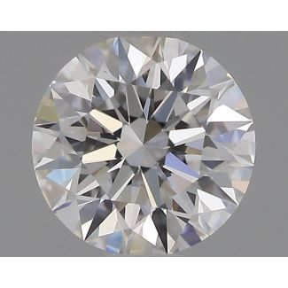 0.37 Carat Round D VVS1 EX GIA Natural Diamond