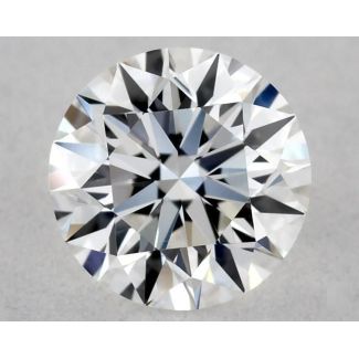 0.43 Carat Round E VVS2 EX GIA Natural Diamond