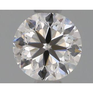 0.5 Carat Round H VVS1 VG EX GIA Natural Diamond