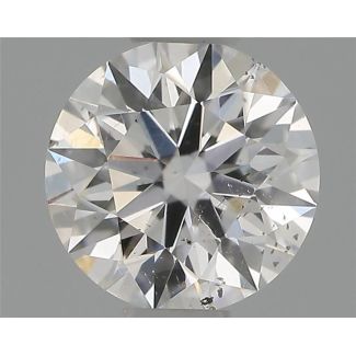 0.42 Carat Round E SI2 EX VG GIA Natural Diamond