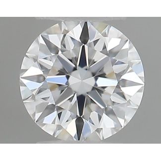 0.19 Carat Round D IF EX GIA Natural Diamond